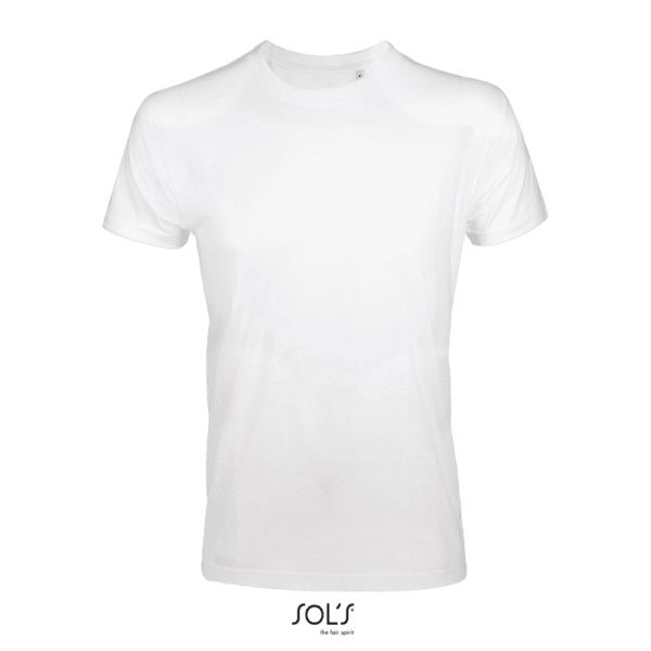 Ανδρικό T-shirt Imperial Fit Λευκό - 00580 SOL'S