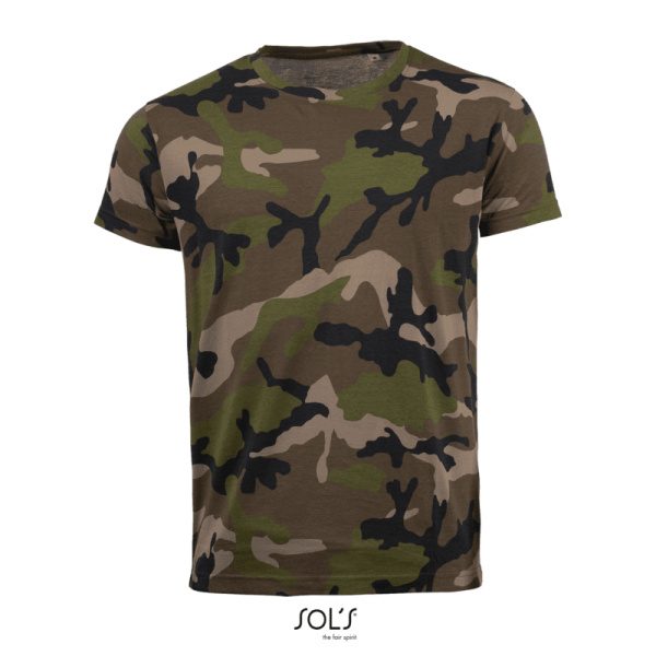 Ανδρικό T-shirt παραλλαγής Camo Men - 01188 SOL'S