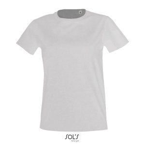 Γυναικείο T-shirt Imperial Fit Women Λευκό - 02080 SOL'S