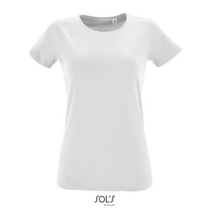 Γυναικείο T-shirt σε στενή γραμμή Regent Fit Women Λευκό - 02758 SOL'S