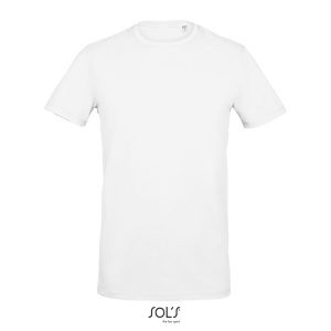 Ανδρικό T-shirt Millenium Men Λευκό 3XL- 02945 SOL'S