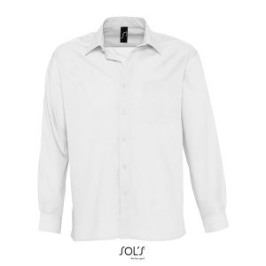 Ανδρικό μακρυμάνικο πουκάμισο από ποπλίνα Baltimore - 16040 SOL'S